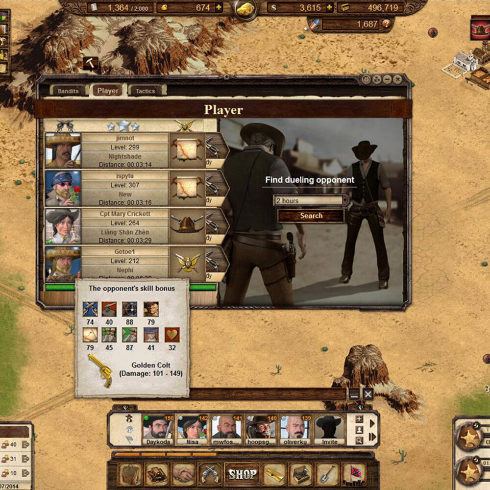 The West Browsergame – Vorschau