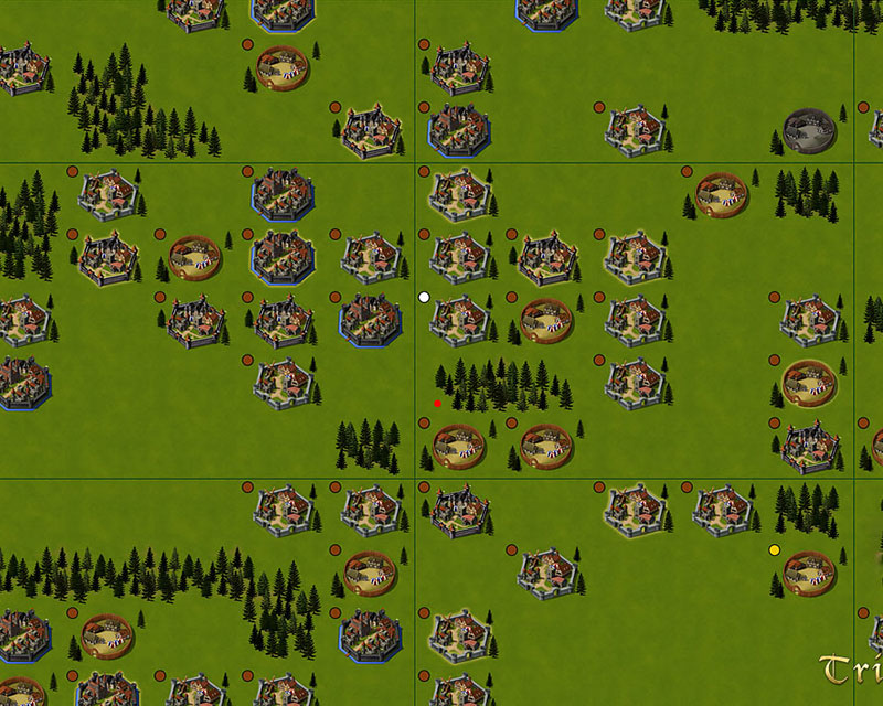 Karten- und PvP-Ansicht in Tribal Wars